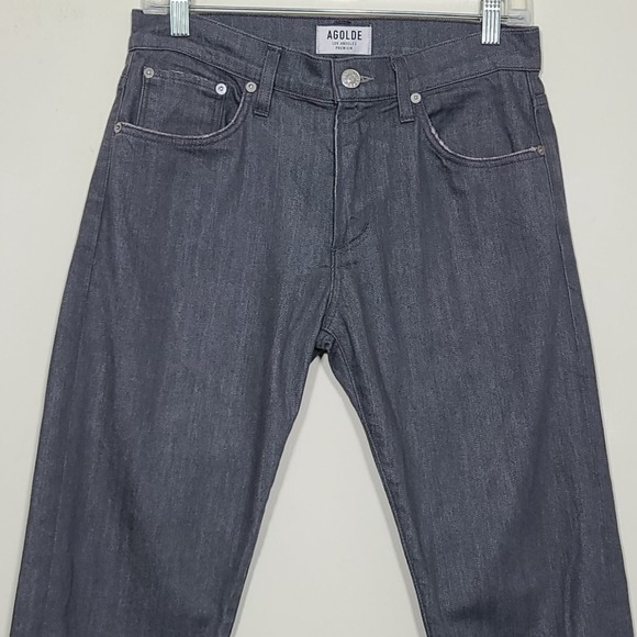 Agolde Dover Slim Fit Men's Grey Jeans Size 30 - Picture 2 of 8